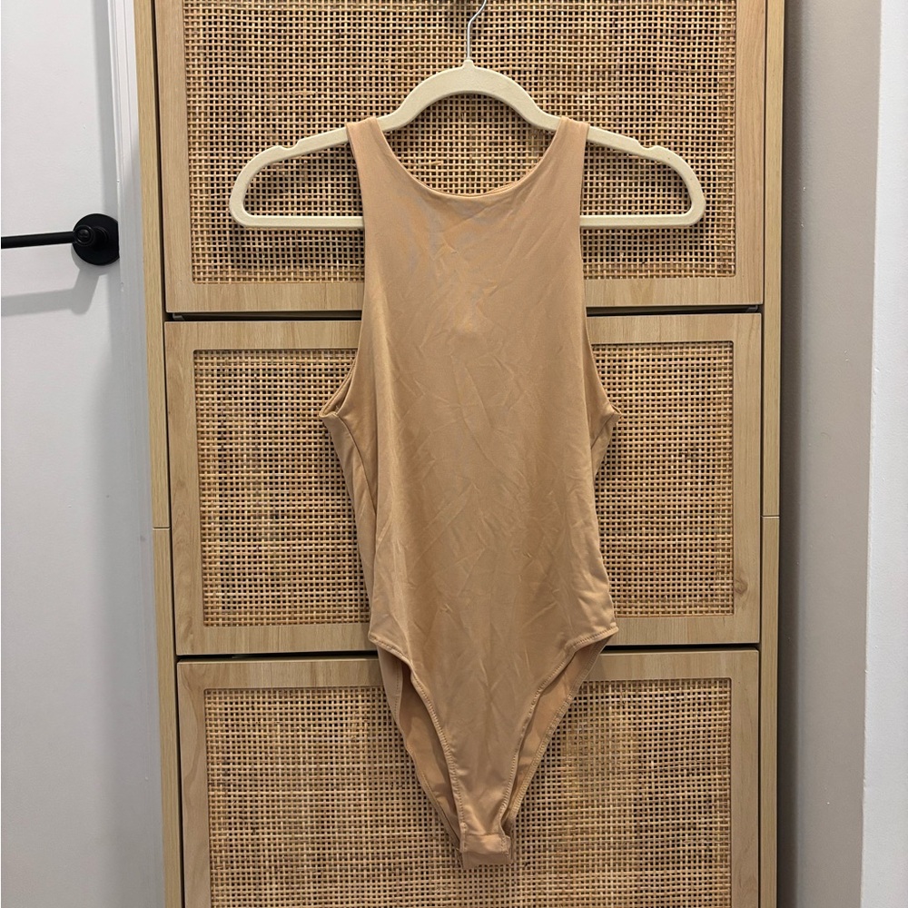 Amazon high neck polyester basic bodysuit - Picture 3 of 11